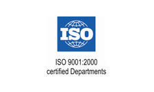 ISO 9001:2000 Certified Departments
